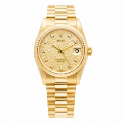 Rolex Datejust Presidental 31MM 68278 18KT Yellow Gold Watch